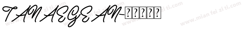 TANAEGEAN字体转换