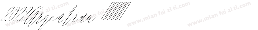2022Argentina字体转换