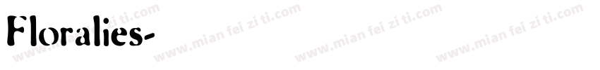 Floralies字体转换