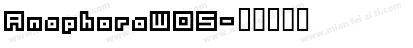 AnaphoraW05字体转换