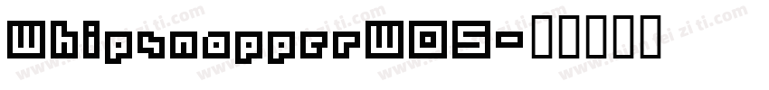 WhipsnapperW05字体转换