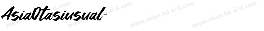 AsiaOtasiusual字体转换