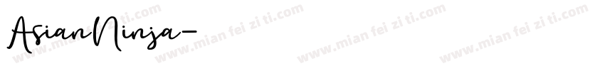 AsianNinja字体转换