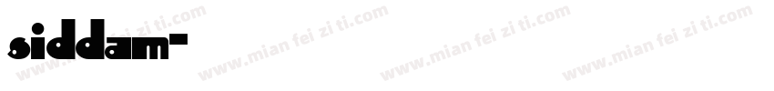 siddam字体转换