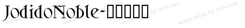 JodidoNoble字体转换