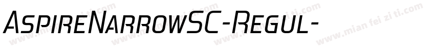 AspireNarrowSC-Regul字体转换