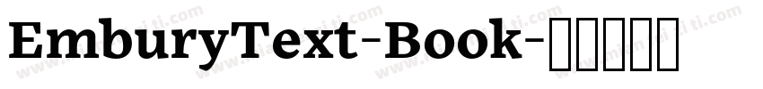 EmburyText-Book字体转换
