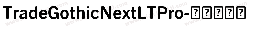 TradeGothicNextLTPro字体转换