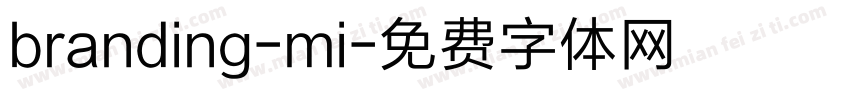 branding-mi字体转换