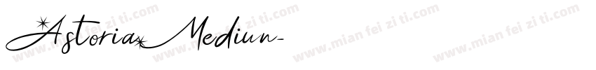 AstoriaMediun字体转换