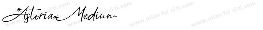 AstoriaMediun字体转换