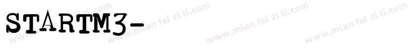 STARTM3字体转换