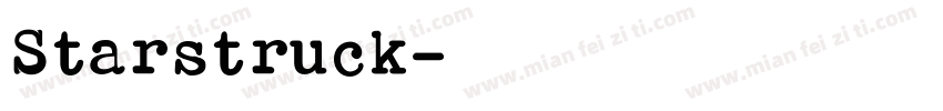 Starstruck字体转换