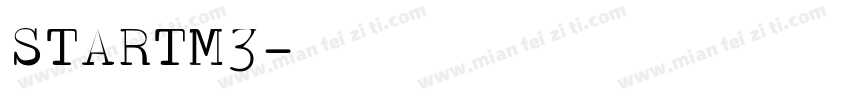 STARTM3字体转换