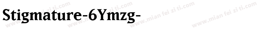 Stigmature-6Ymzg字体转换