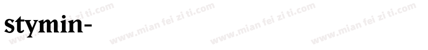 stymin字体转换
