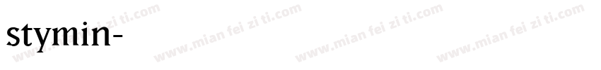 stymin字体转换