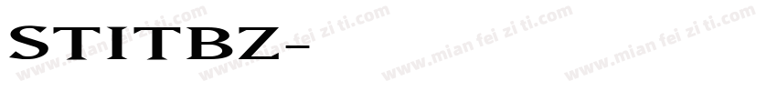 STITBZ字体转换