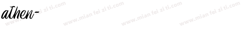 athen字体转换
