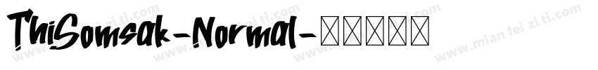 ThiSomsak-Normal字体转换