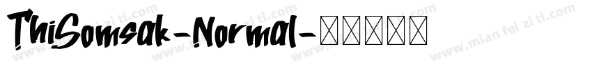ThiSomsak-Normal字体转换