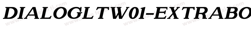 DialogLTW01-ExtraBol字体转换
