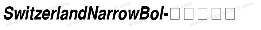 SwitzerlandNarrowBol字体转换