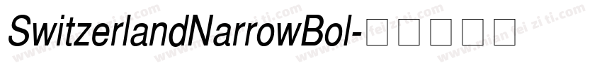 SwitzerlandNarrowBol字体转换