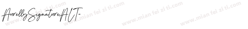 AurellySignatureALT字体转换