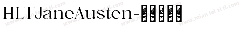 HLTJaneAusten字体转换