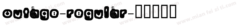 outage-regular字体转换