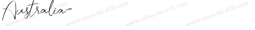 Australia字体转换