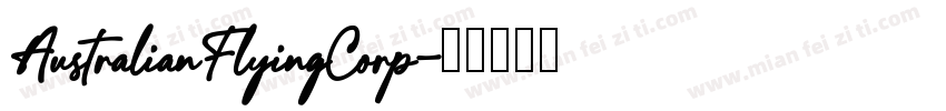 AustralianFlyingCorp字体转换