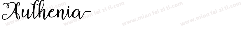 Authenia字体转换