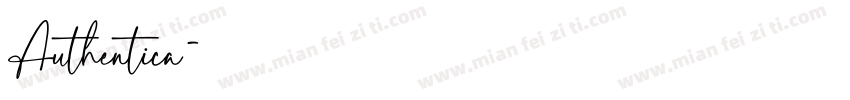 Authentica字体转换