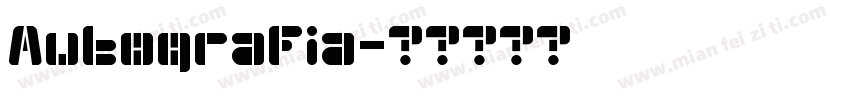 Autografia字体转换