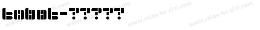 tobot字体转换