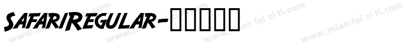 SafariRegular字体转换