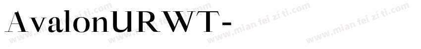 AvalonURWT字体转换