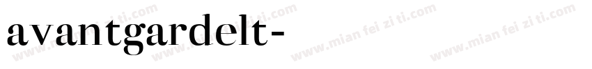avantgardelt字体转换