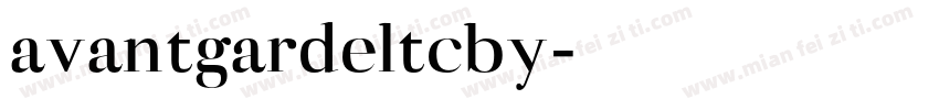 avantgardeltcby字体转换