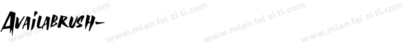 Availabrush字体转换