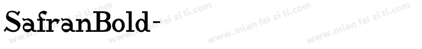 SafranBold字体转换