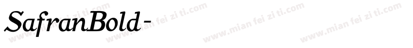 SafranBold字体转换