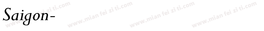 Saigon字体转换
