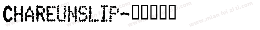Chareunslip字体转换
