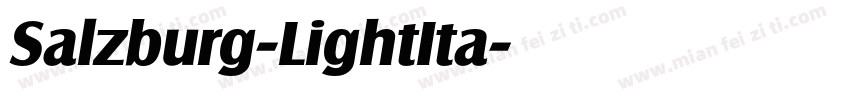 Salzburg-LightIta字体转换