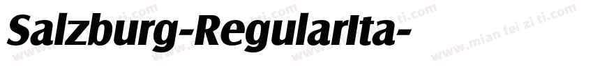 Salzburg-RegularIta字体转换