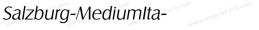 Salzburg-MediumIta字体转换