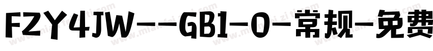 FZY4JW--GB1-0-常规字体转换